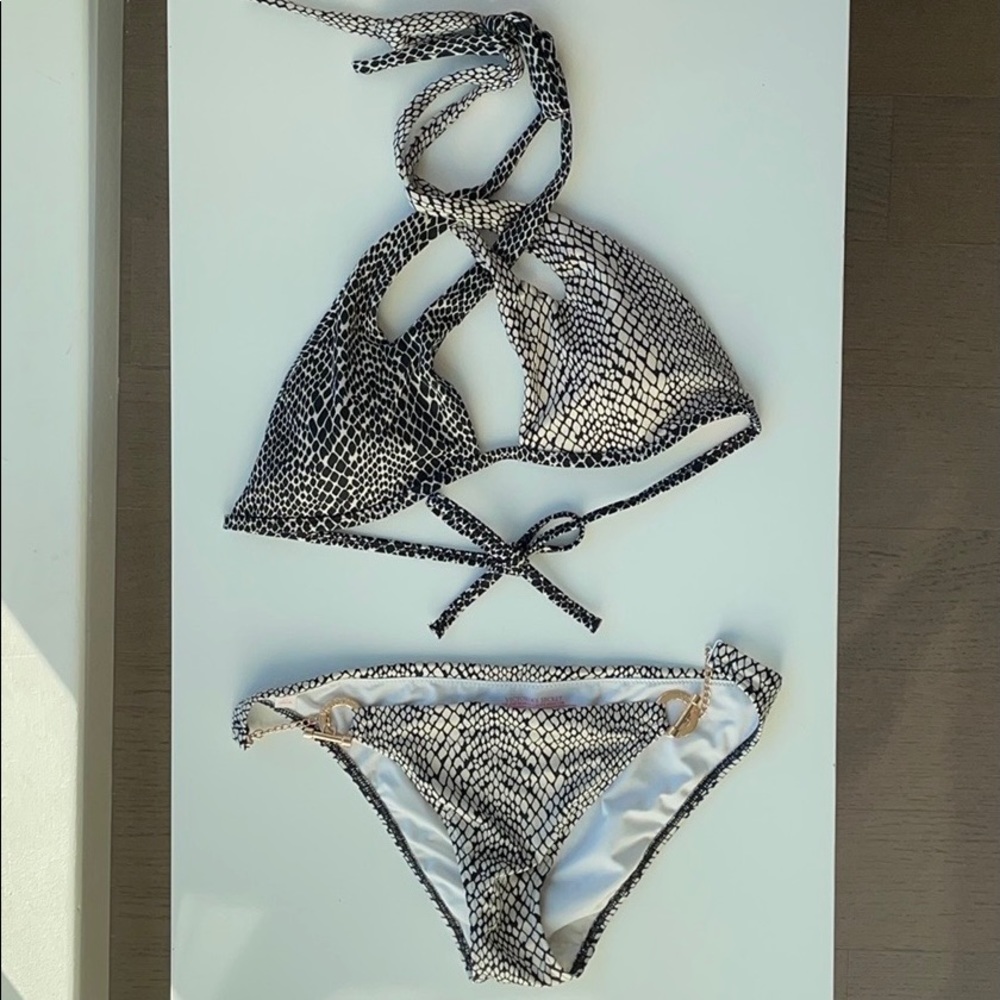 Victoria’s Secret Snake Print Bikini Set